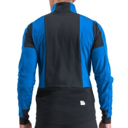 Тёплая разминочная куртка Sportful Apex Jacket синий деним